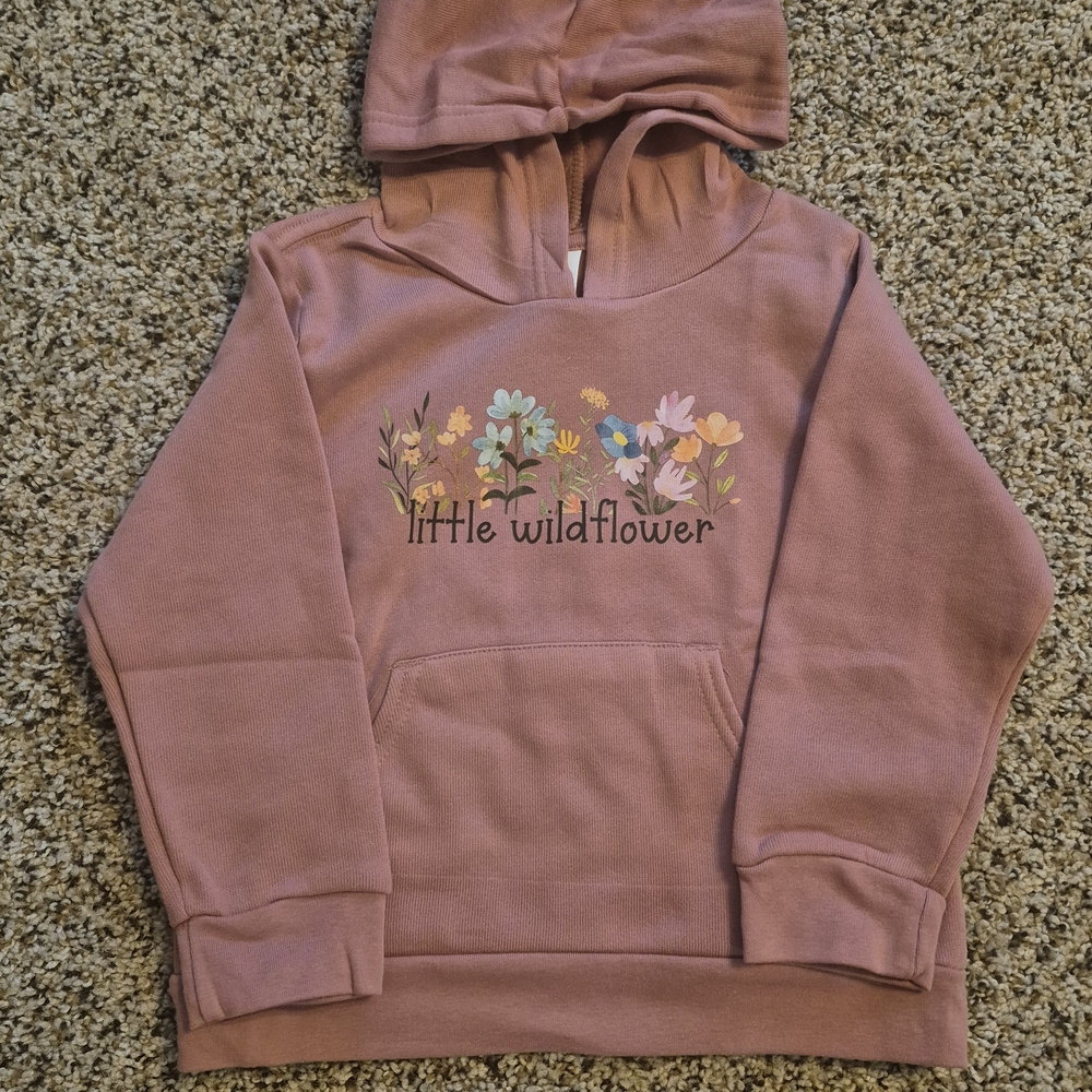 Bella Canvas Kids Hoodie - Mauve Floral